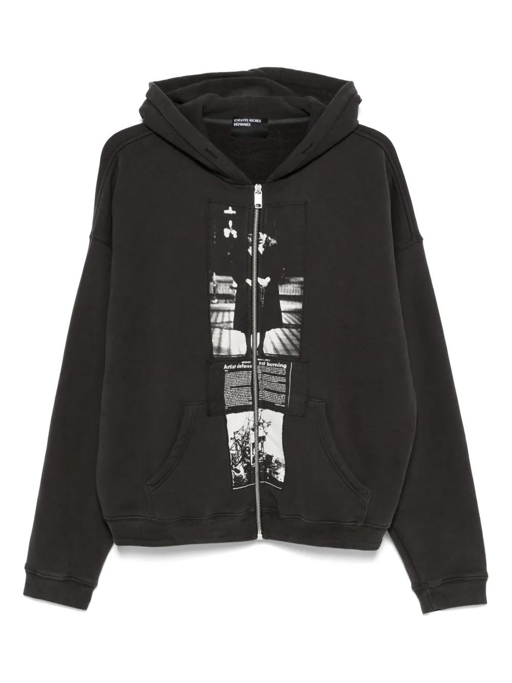 新品　Enfants Riches Deprimes パーカー Enfants Riches Déprimés ロゴ パーカー | ブラック | FARFETCH JP