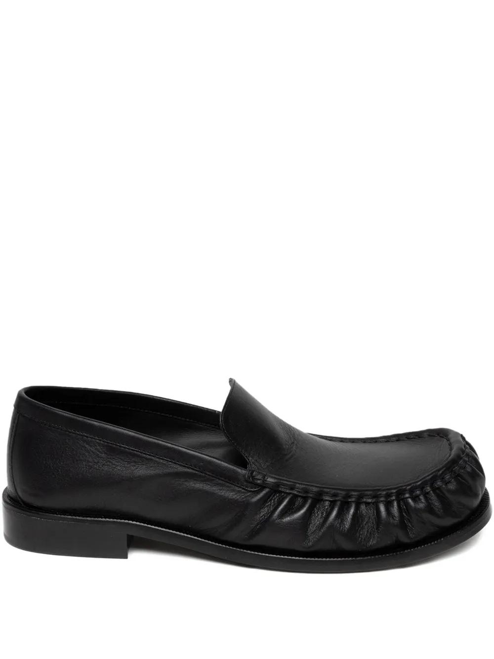 【Dries Van Noten】スネーク スクエアトゥ ローファー レザー Snake print loafers - Spring-Summer Men | Dries Van Noten