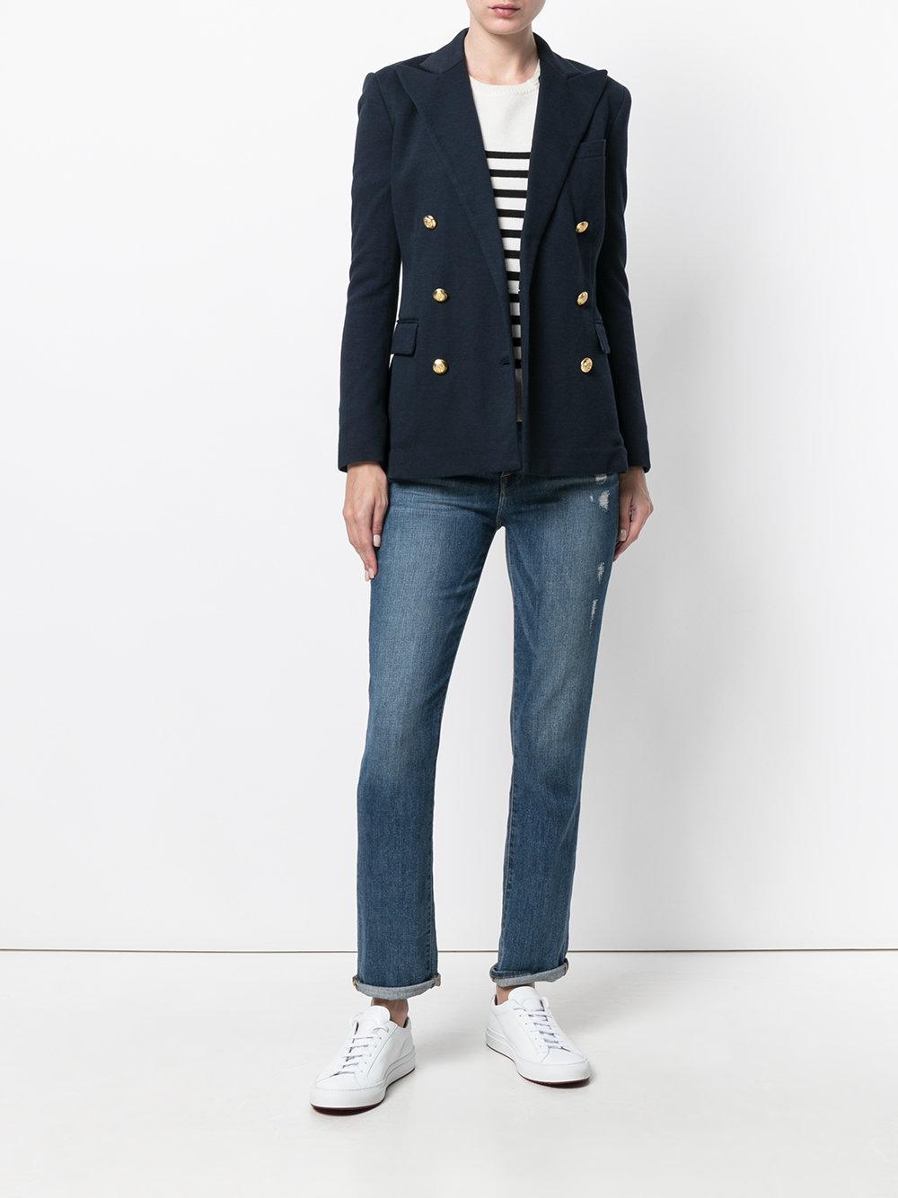 polo double breasted blazer