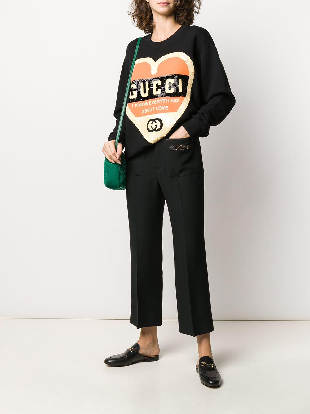 gucci sequin sweatshirt