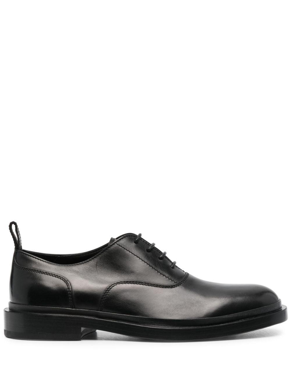 Officine Creative Concrete 002 Leather Derby Shoes in Black for Men | Lyst