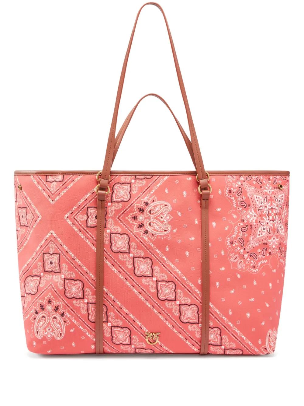 PINKO 104937Y3LEL71 関税送料込 Pinko Paisley-Print Tote Bag in Pink | Lyst