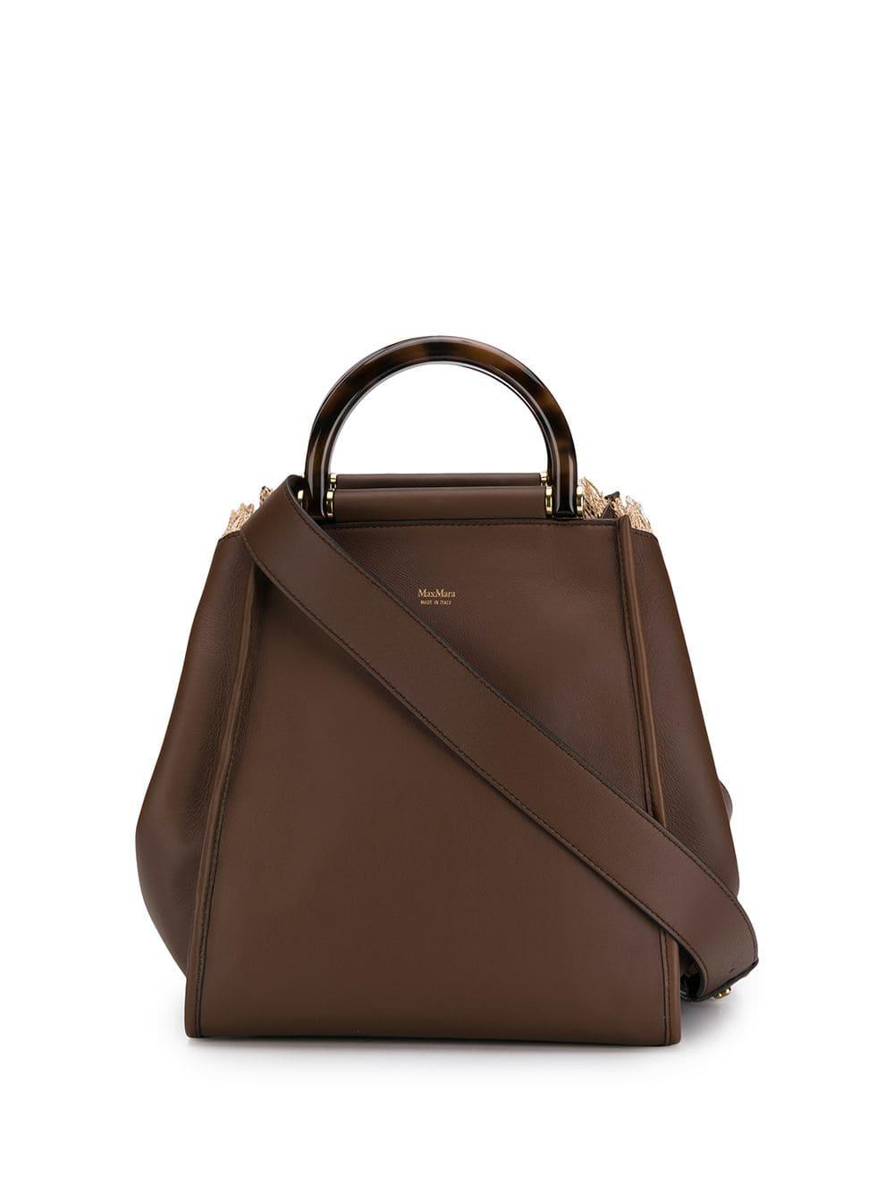 Max Mara Anita Tote Bag in Brown | Lyst Canada