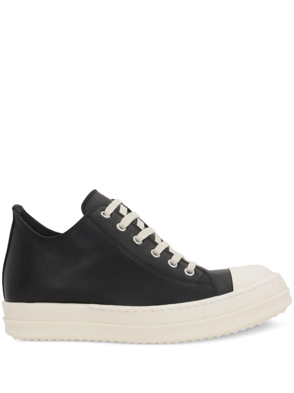 Rick Owens レディース ブラック Leather Sneakers スニーカー