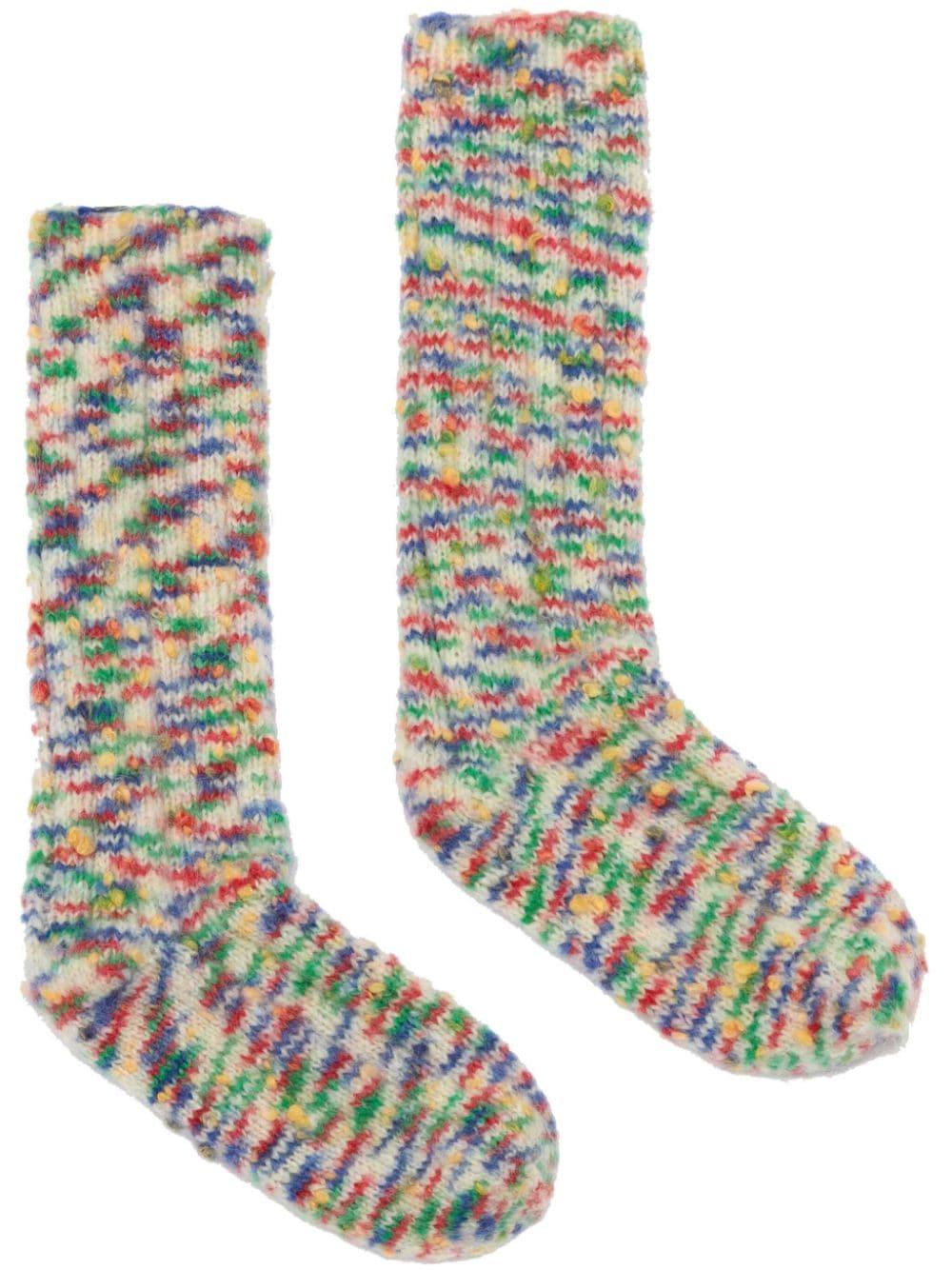 JW Anderson monogram-knit Socks - Farfetch