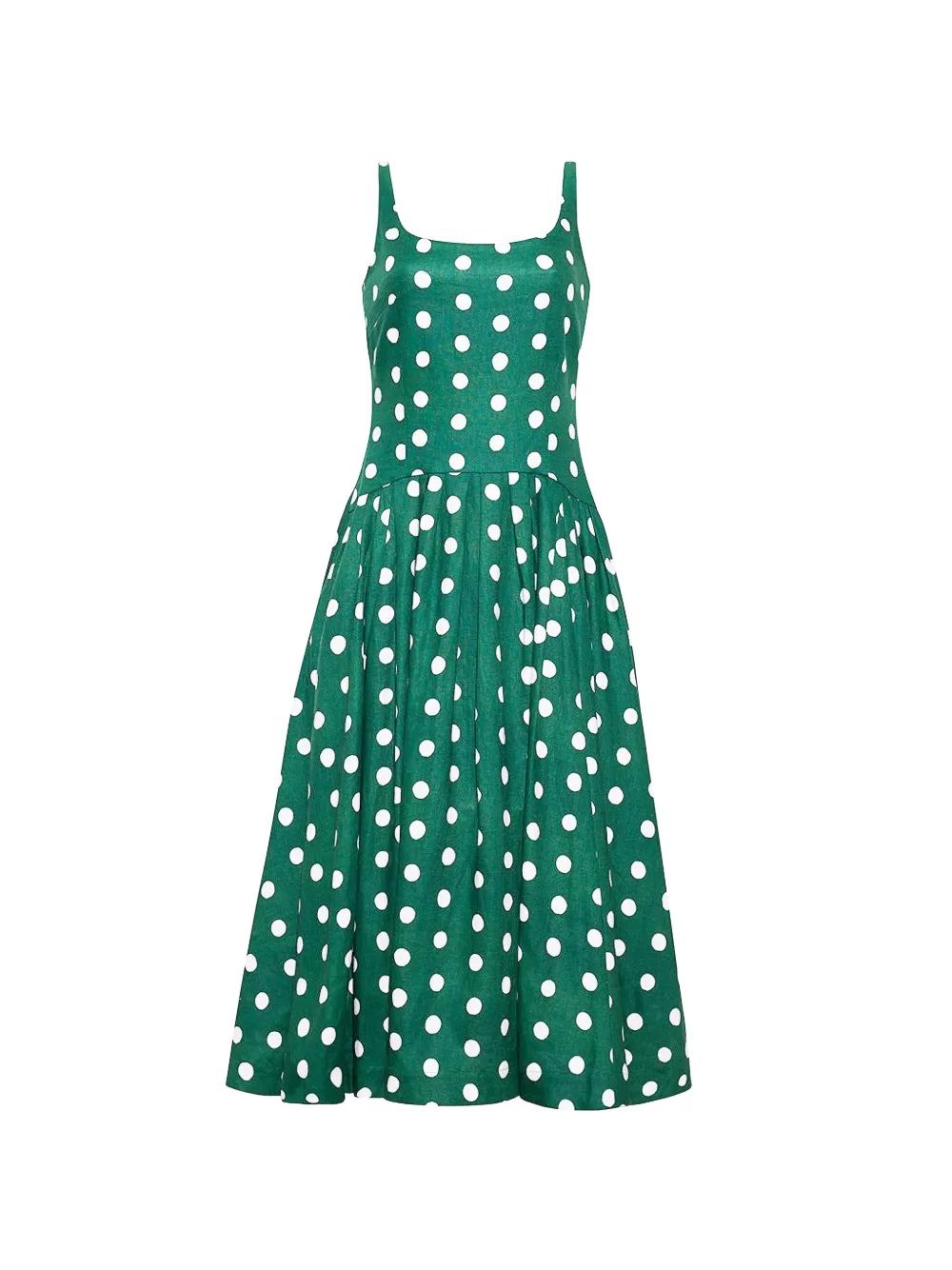 Designer Green Polka Dot Dresses for Women - Up to 40% off | Lyst