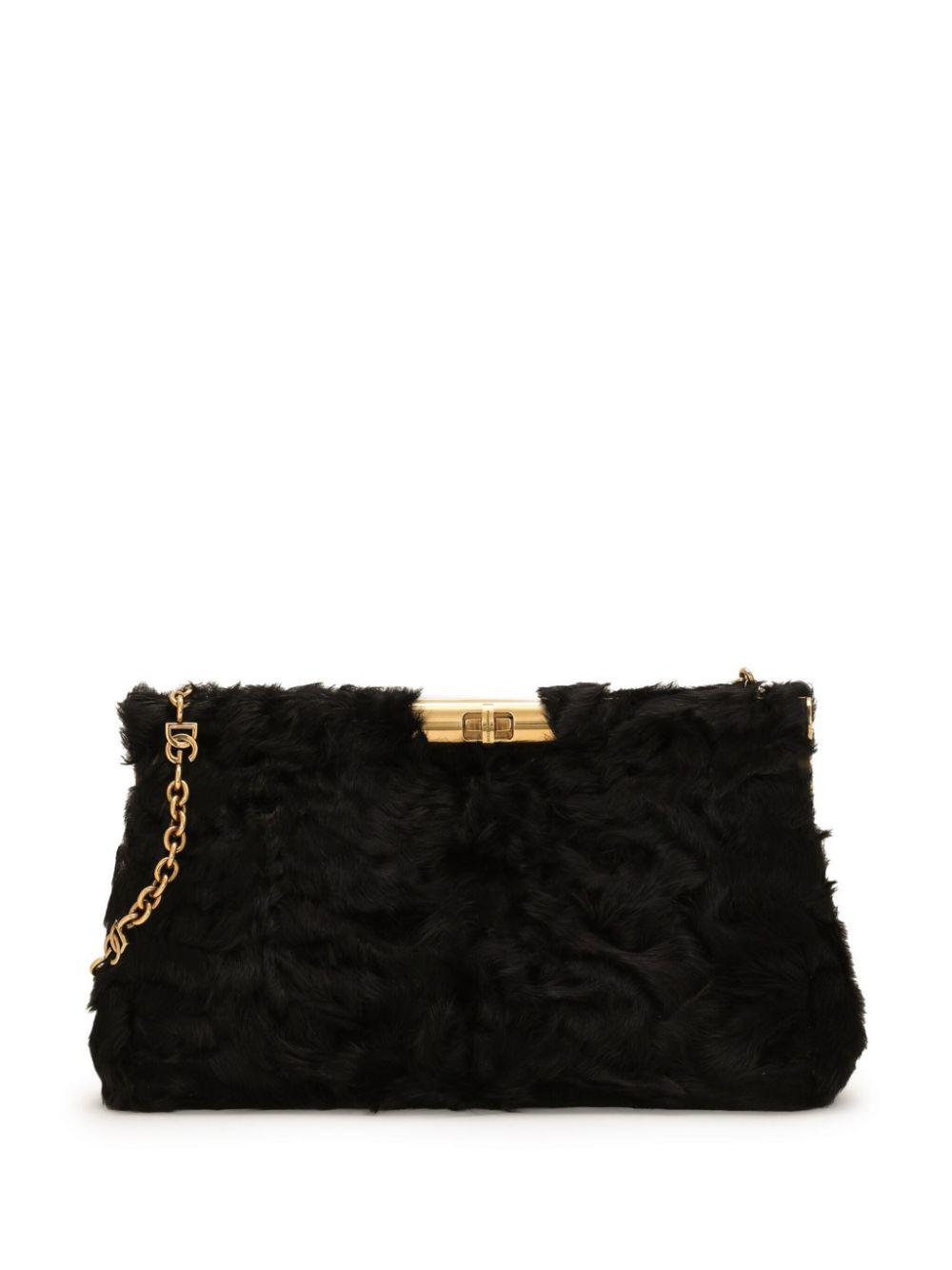 Dolce & Gabbana レディース ブラック クラッチバッグ クラッチ 