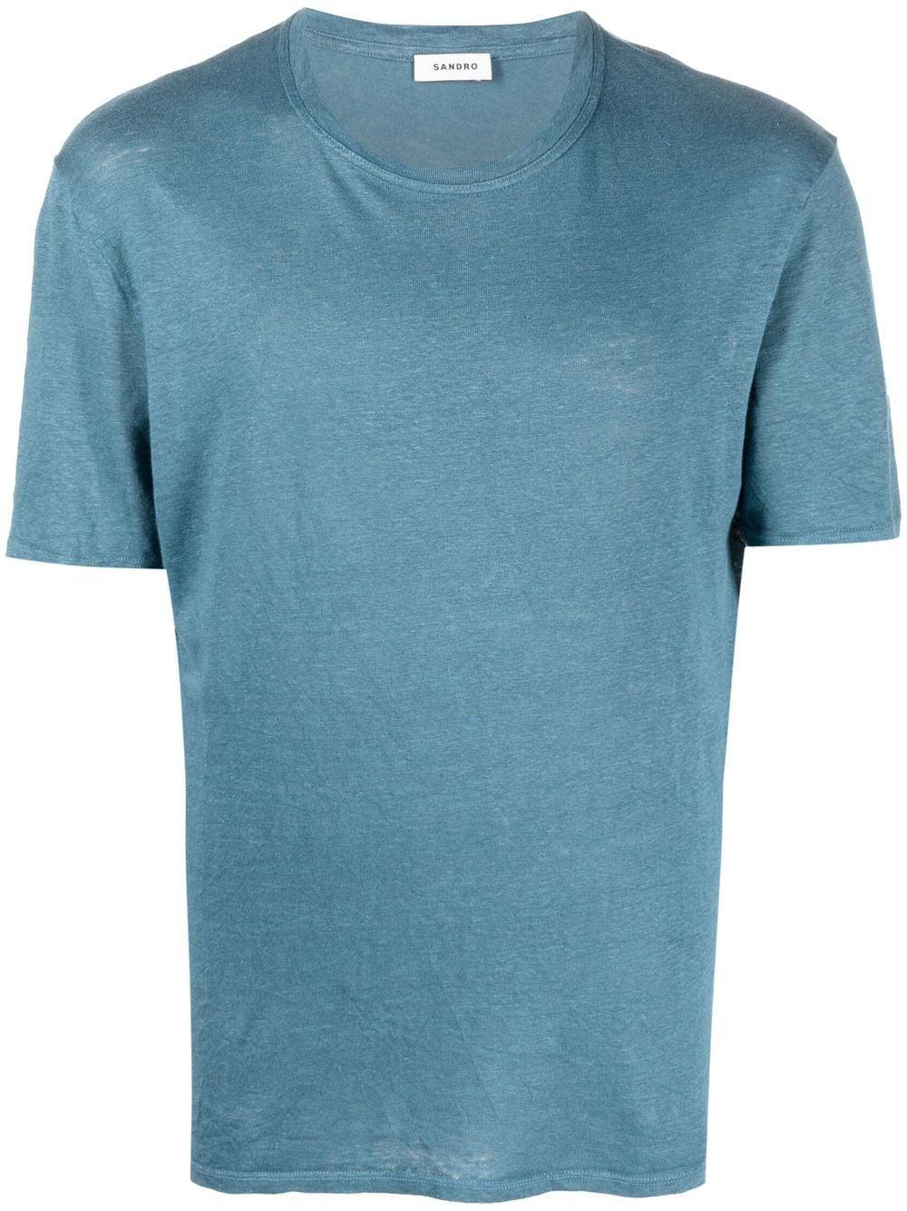レディース ブルー リネン Tシャツ Zdravodaste Org レディース ブルー リネン Tシャツ Zdravodaste Org