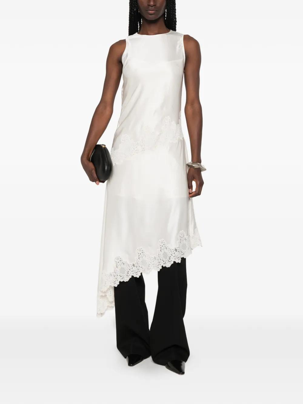 purple asymmetrical dress Lavender Purple Mesh Long Sleeve Lace-Up Open-Front Asymmetrical Dress