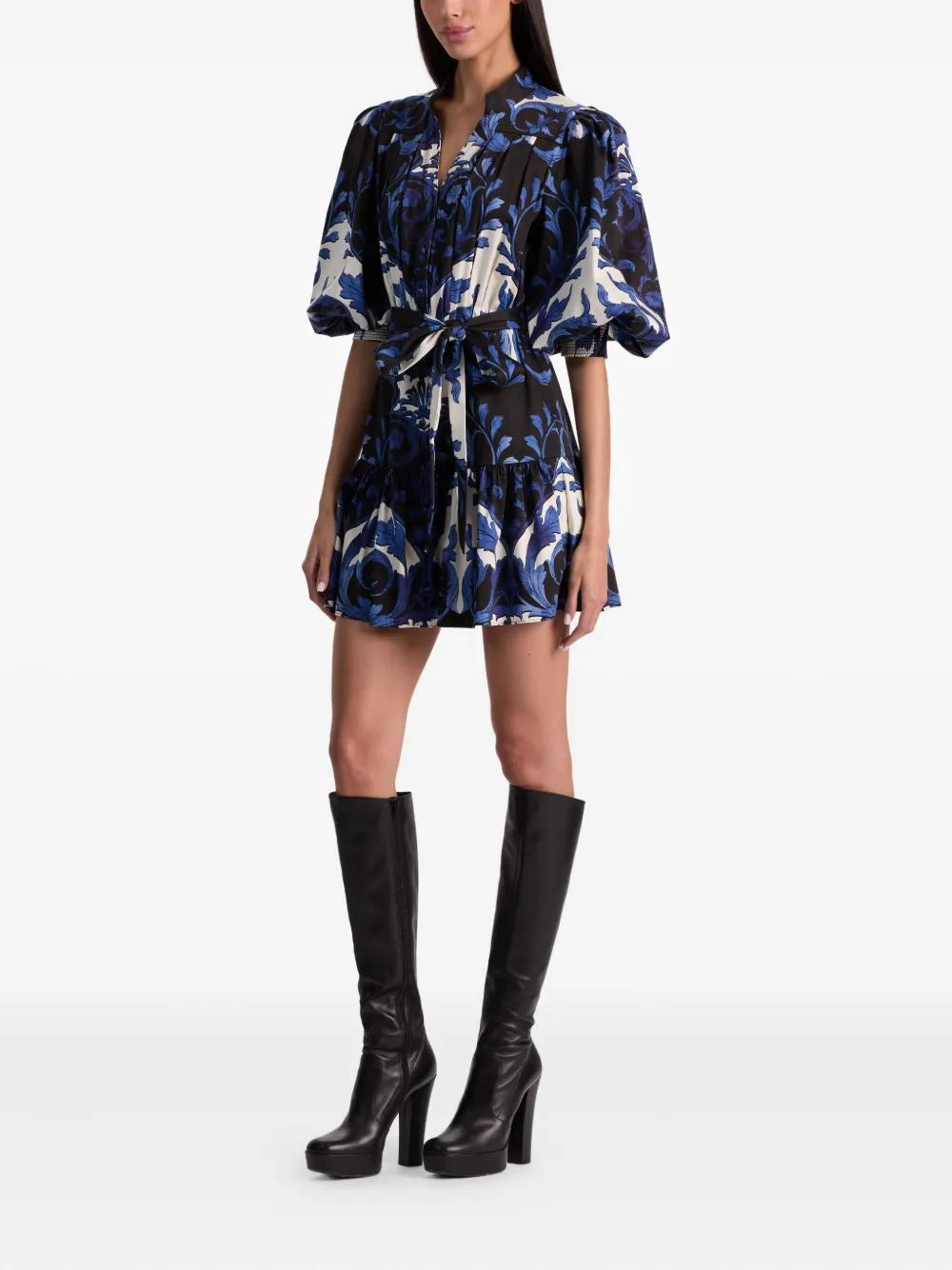 ALICE+OLIVIA フィルクーペジョーゼット ミニワンピース ALICE+OLIVIA フィルクーペジョーゼット ミニワンピース