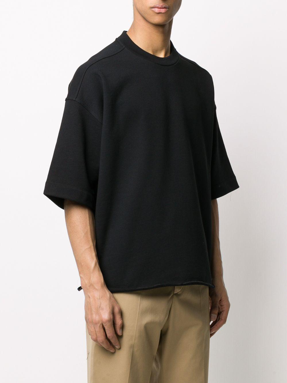 Jil Sander Oversized-fit Cotton T-shirt in Black for Men - Lyst