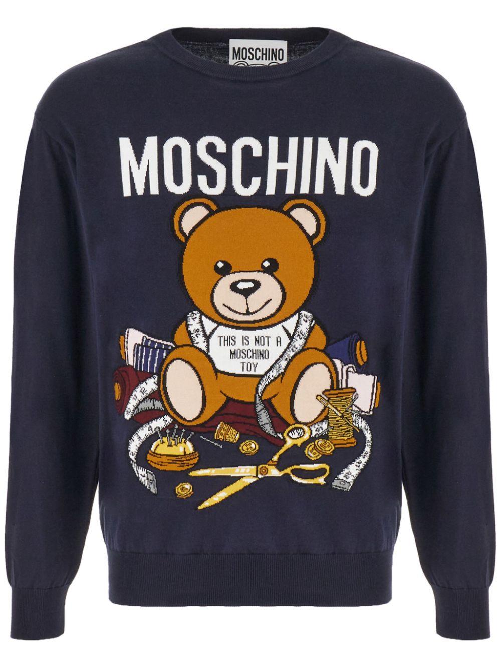 Moschino Intarsia cheapest Knit Jumper in