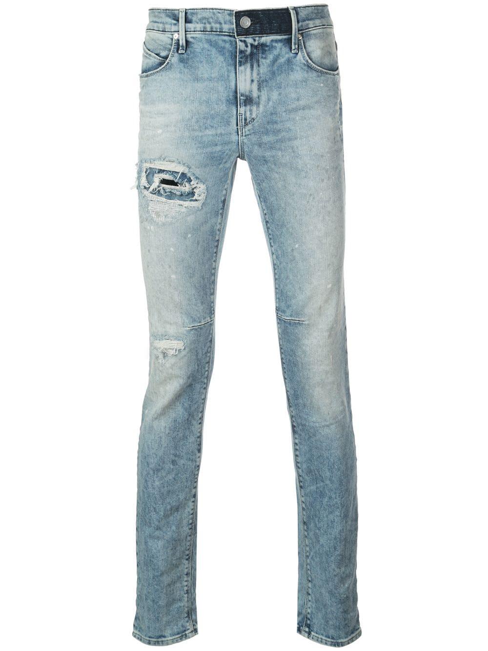 RTA Denim Distressed Jeans in Blue for Men - Save 54% - Lyst