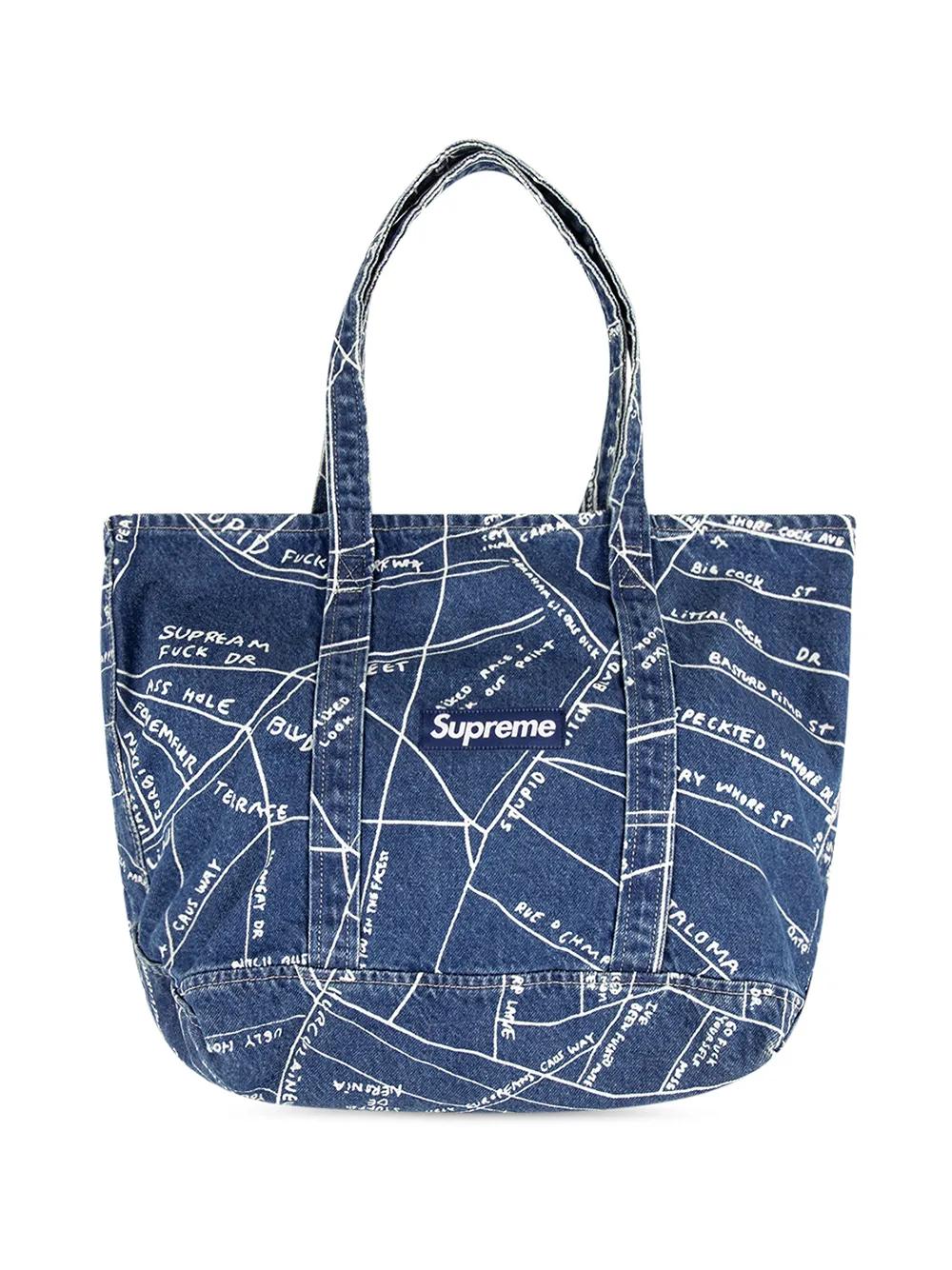 バッグ Supreme Tote Bag Blue 23FW Supreme Tote Bag (FW23) - $118