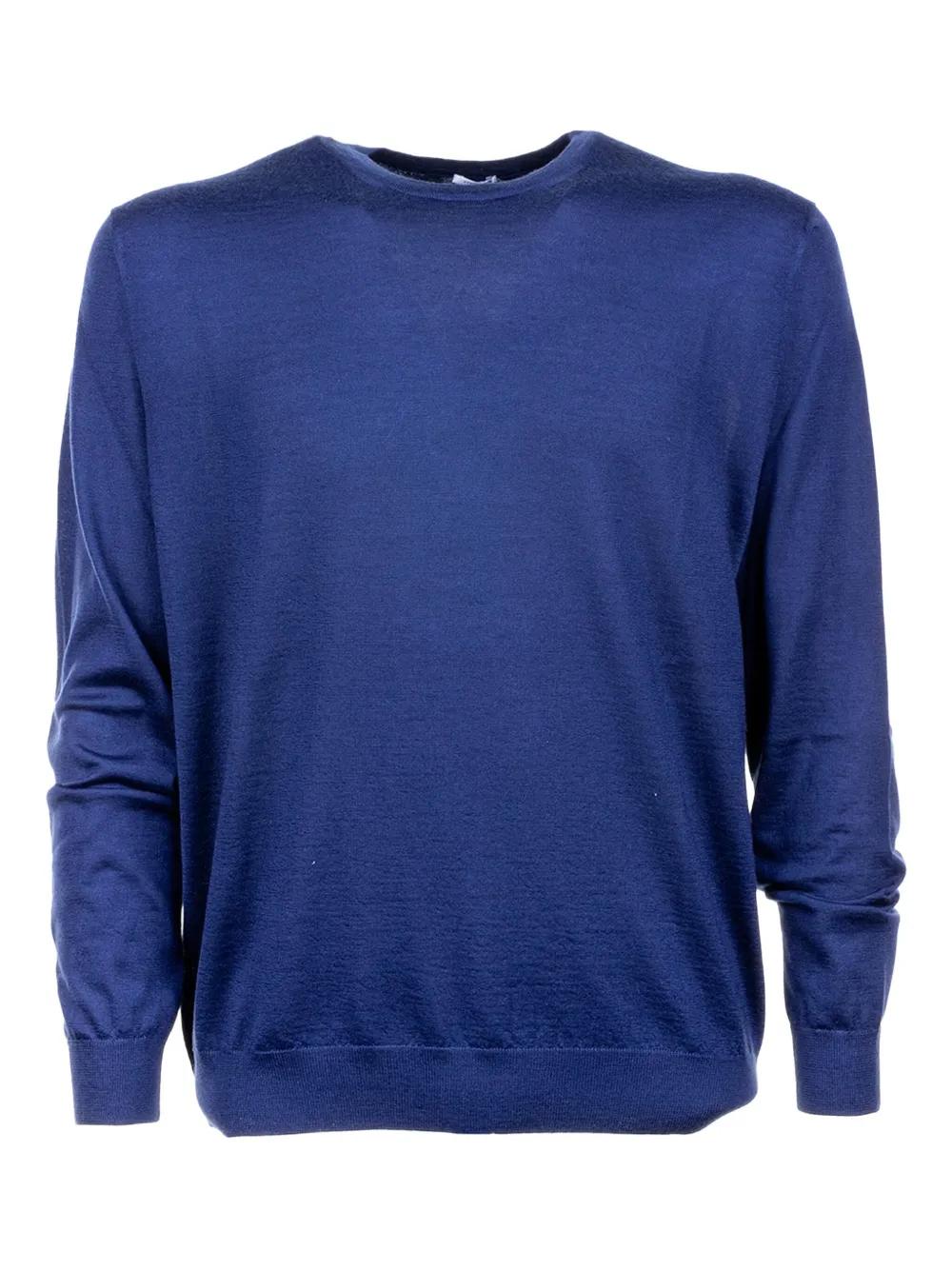 スウェット・トレーナー MALO BLUE COTTON SWEATER Malo Crew-Neck Cotton Sweater in Blue for Men | Lyst Canada