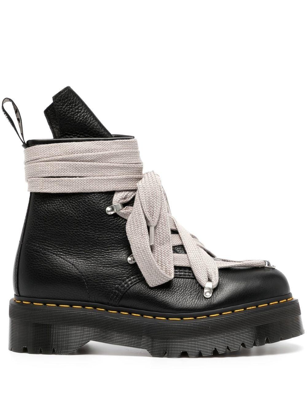 Rick Owens X Dr. Martens 1460 Platform Boots in Black for Men | Lyst UK