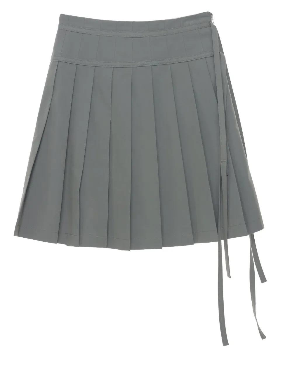 ミニスカート LOW CLASSIC : 25SS / UNBALANCE DRAPE MINI SKIRT (2COLORS) Low Classic Mini skirts for Women | Online Sale up to 60