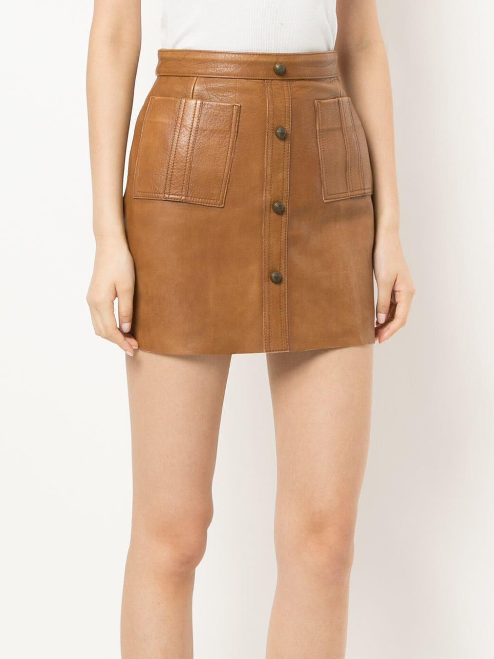 aje leather dress