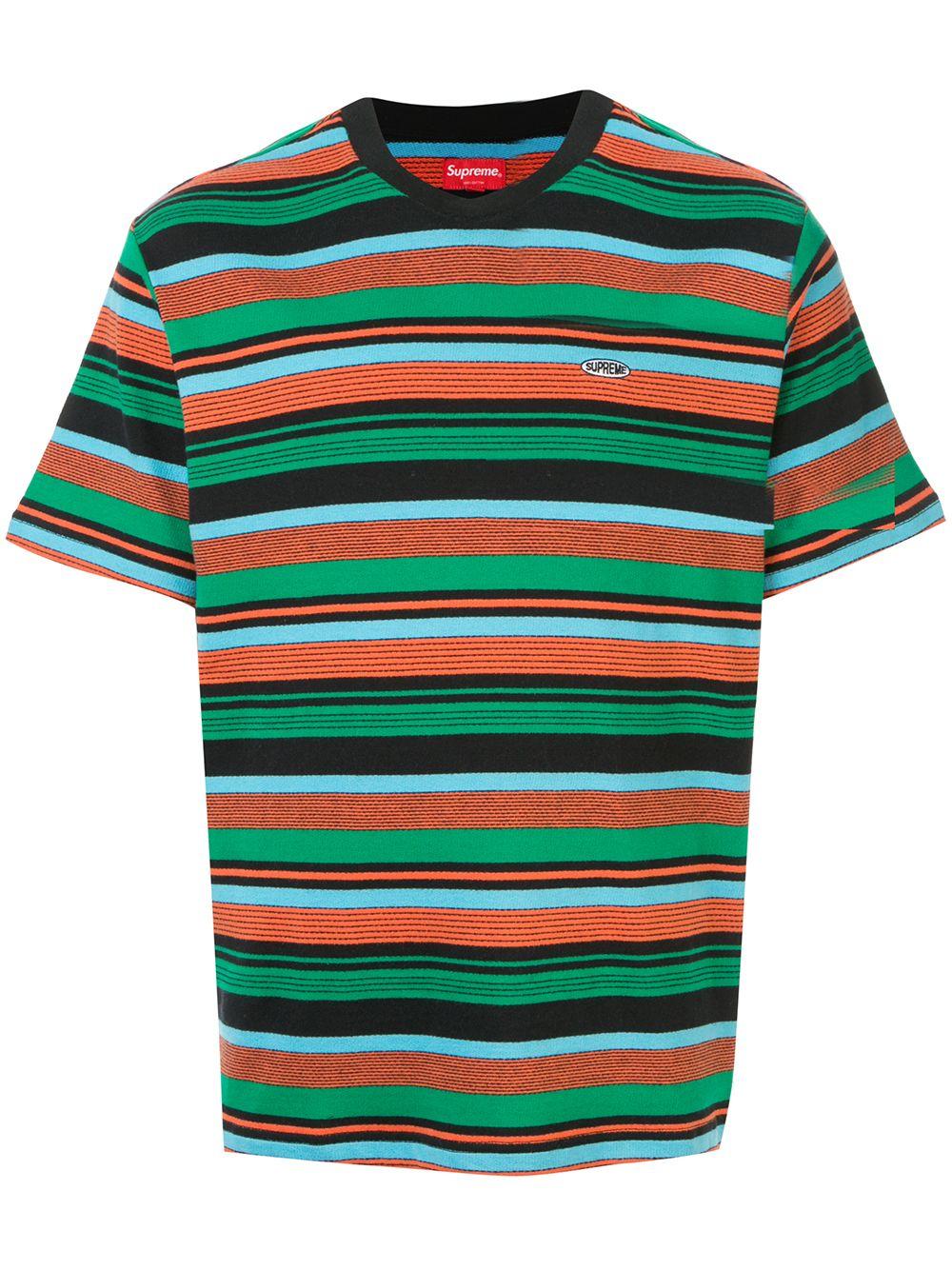 supreme multi stripe tee