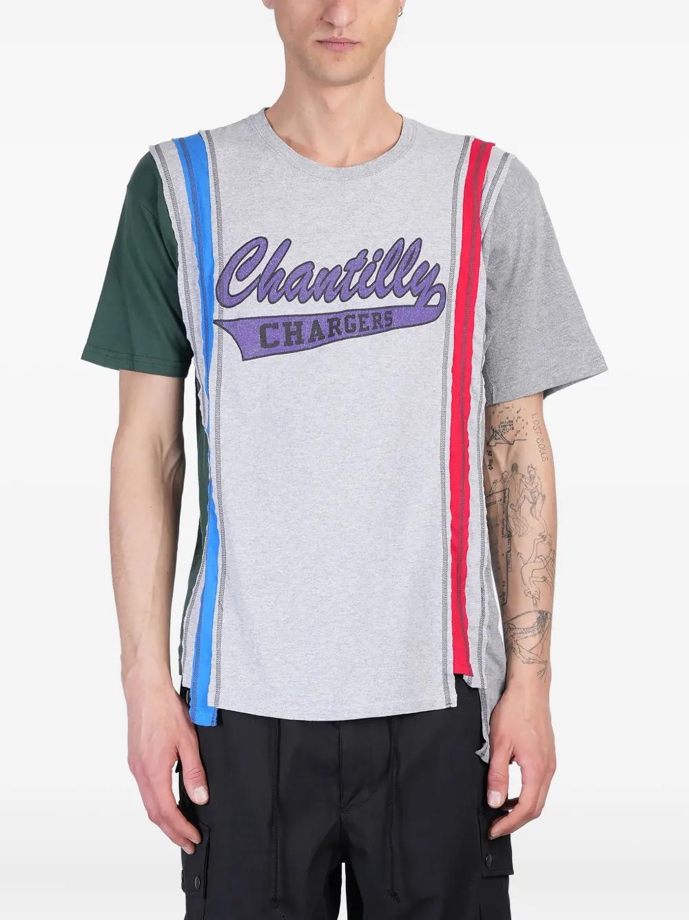 Tシャツ・カットソー Needles SS23 SHIRT WITH LOGO EMBROIDERY (MR220_B-OLIVE) EMBROIDERY Tee – F-LAGSTUF-F