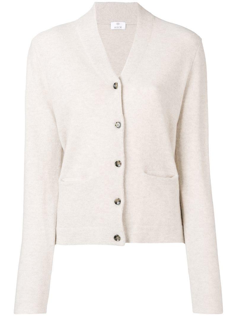 allude cashmere cardigan