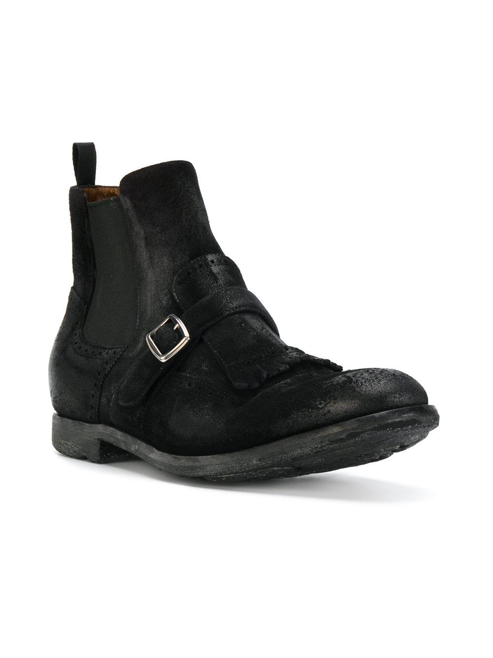 Lyst - Church'S Buckled Chelsea Boots in Black for Men