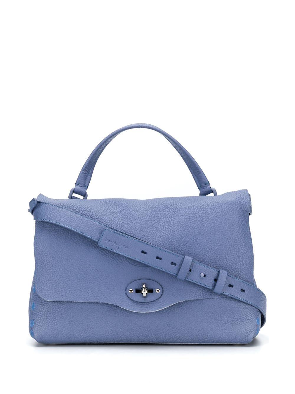 Zanellato Leather Postina Tote Bag in Blue - Save 22% - Lyst