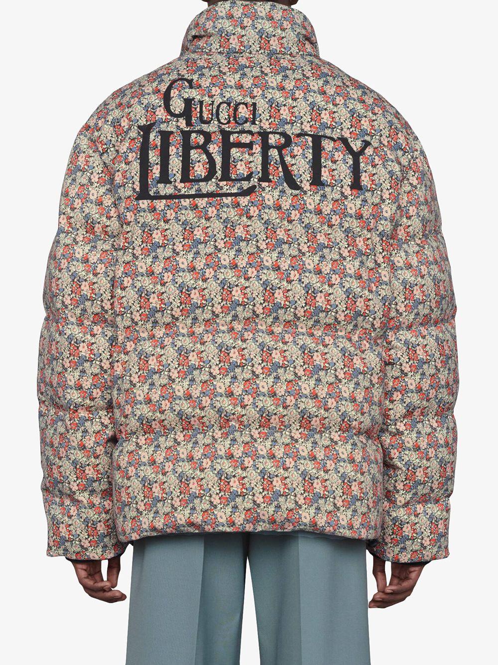 Gucci X Liberty Floral Down Jacket in Pink for Men | Lyst Australia