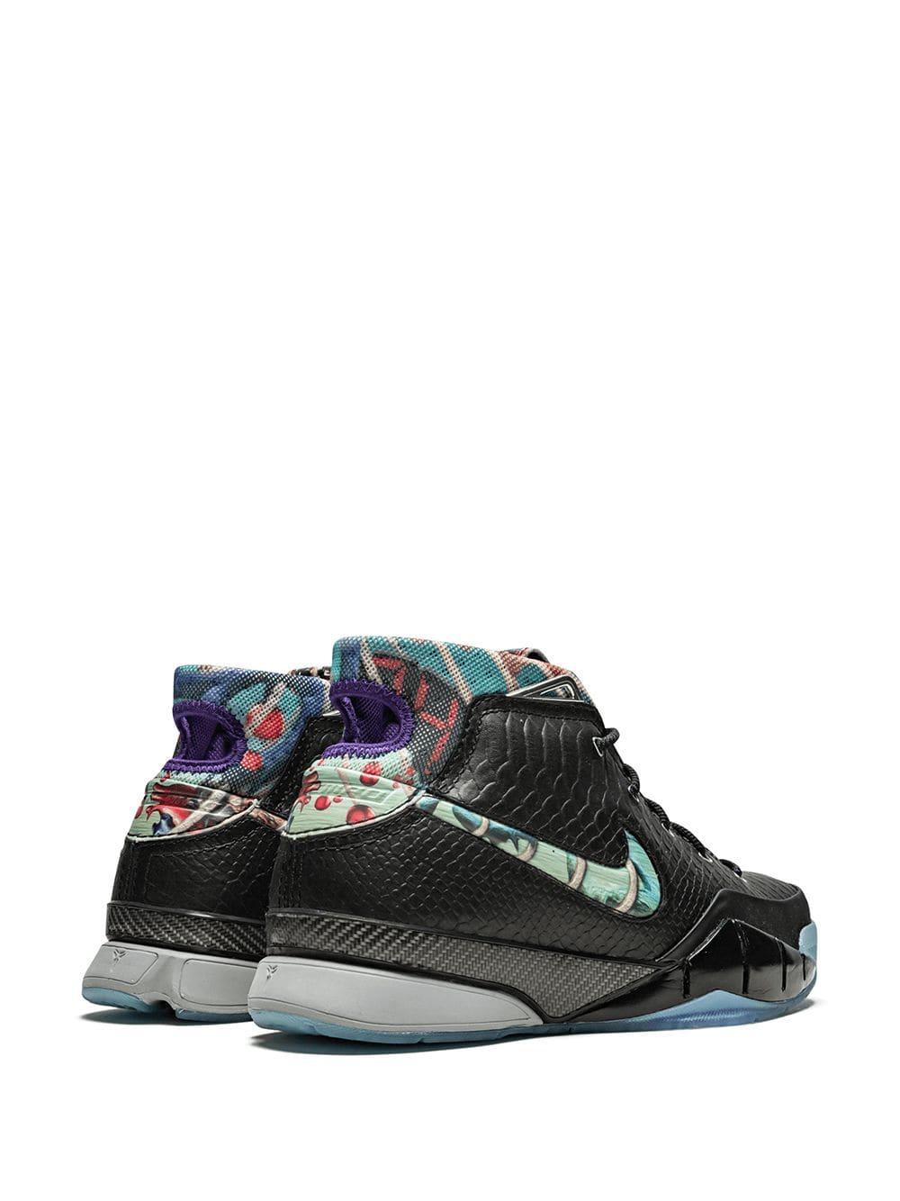 Nike Leather Zoom Kobe 1 Prelude Sneakers In Black For Men Lyst