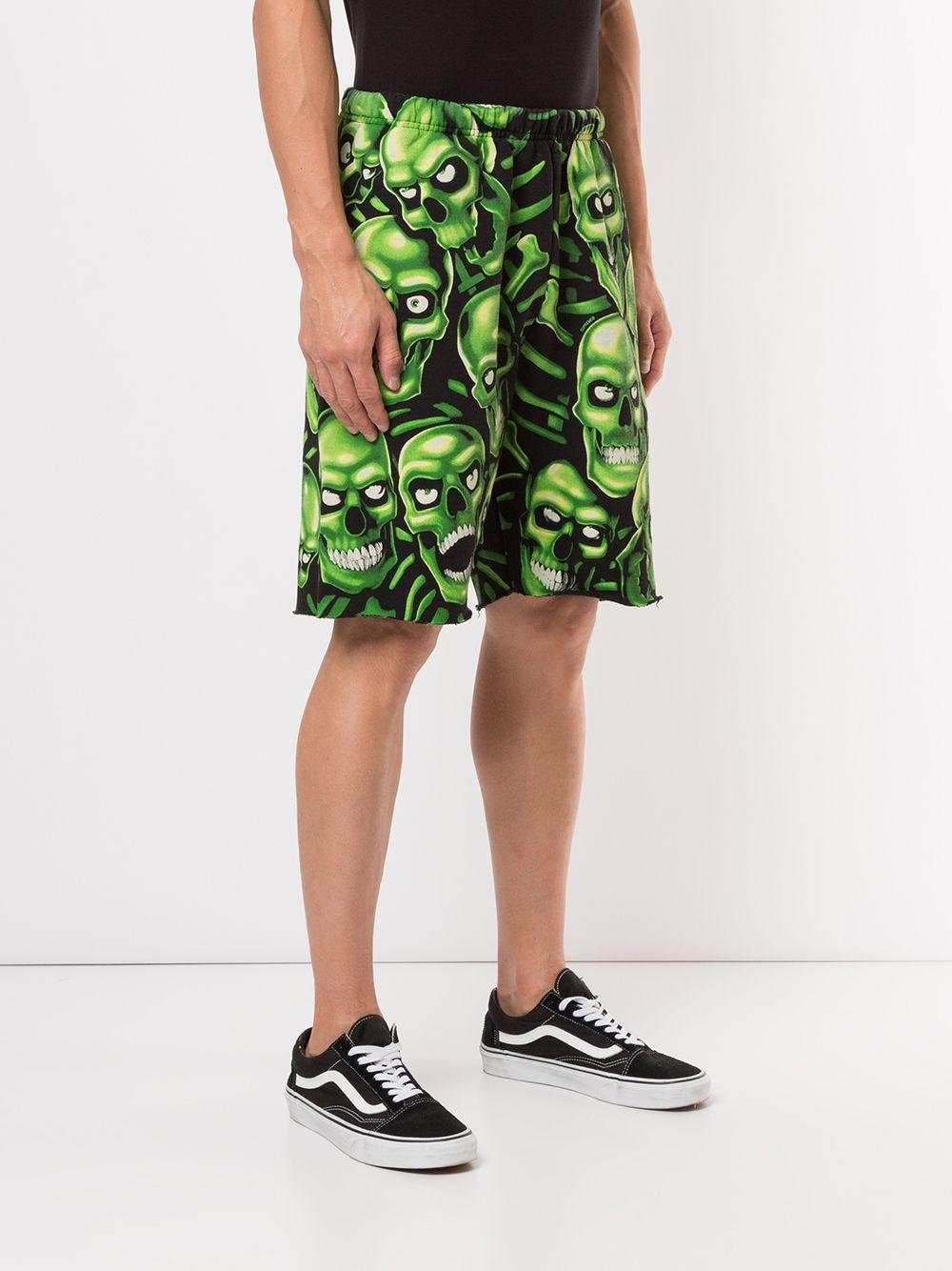 Supreme green skull shorts Clearance