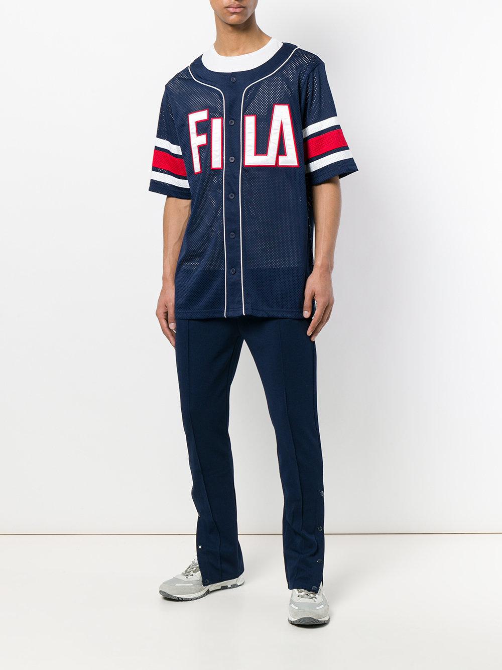 baseball jersey fila