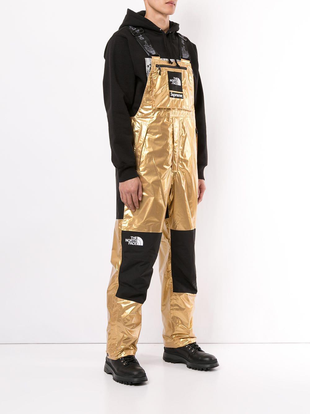 supreme x north face gold