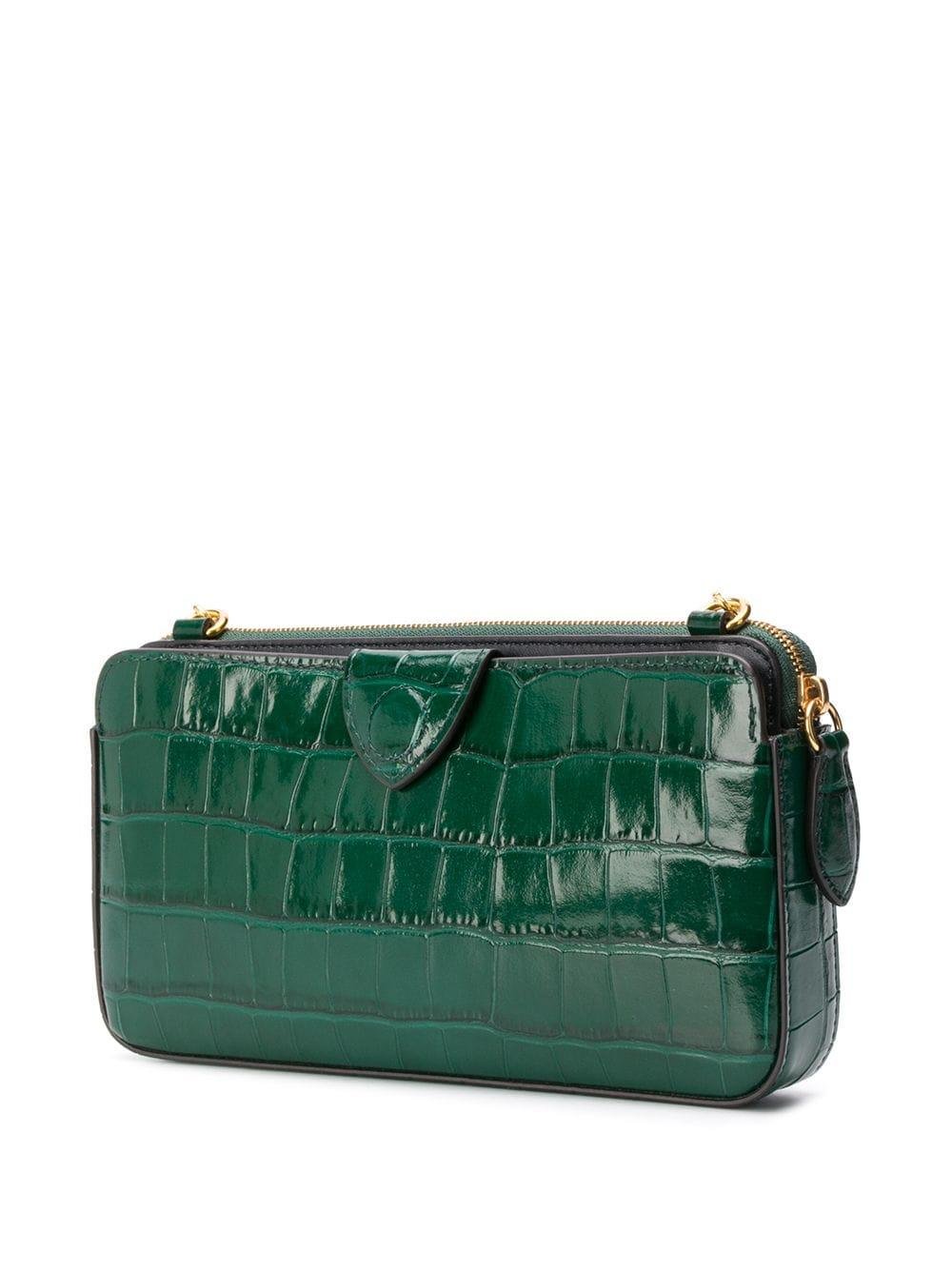 Mulberry green croc online bag