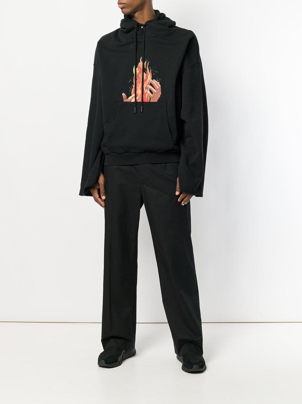 off white fire sweatshirt