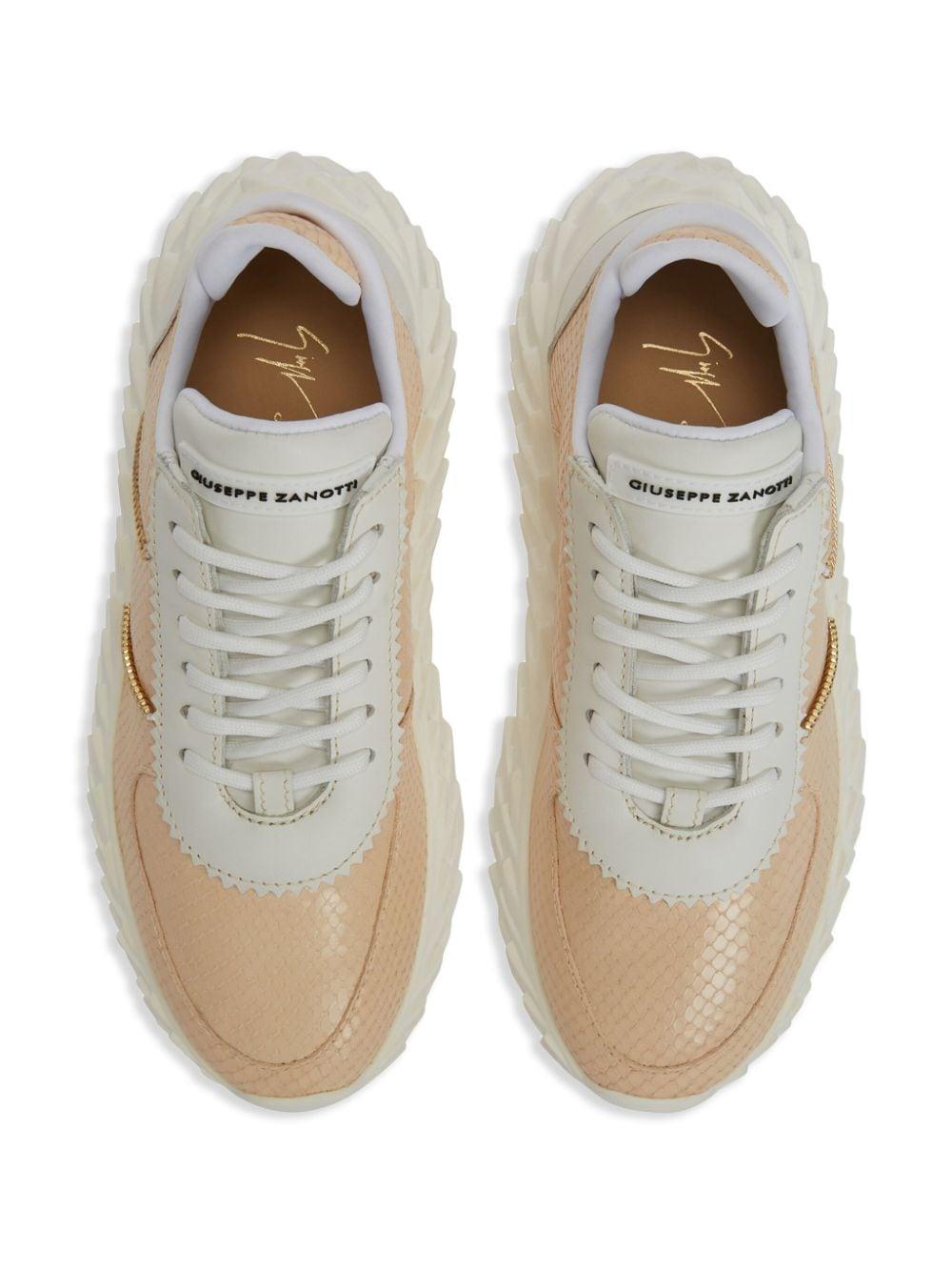 Giuseppe store python sneakers