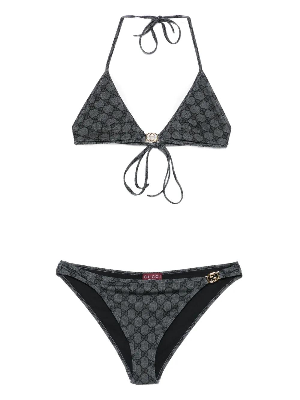 GUCCI 水着 ビキニ　カーキ　オリーブ Women's Designer Swimwear & Bikinis | GUCCI® SI