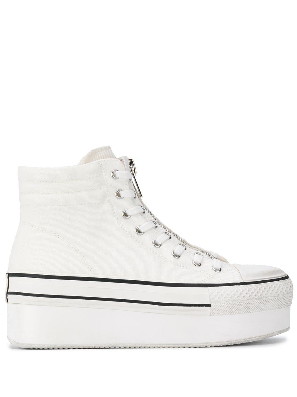 Ash Jagger Platform Sneakers in White - Lyst
