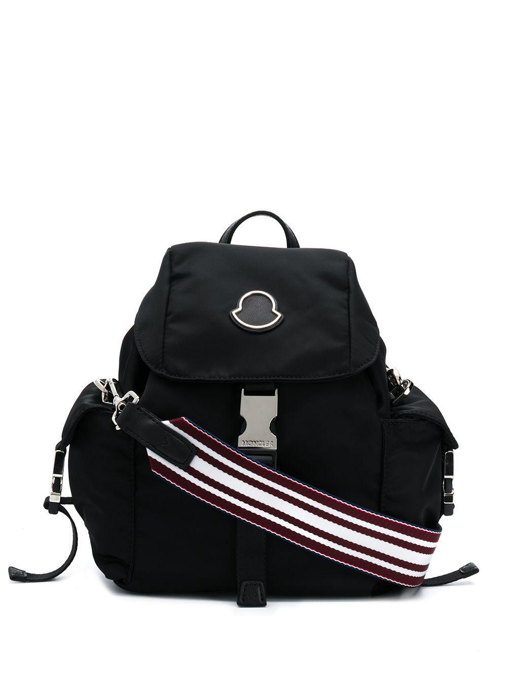 Moncler Leather Dauphine Backpack in Black - Lyst