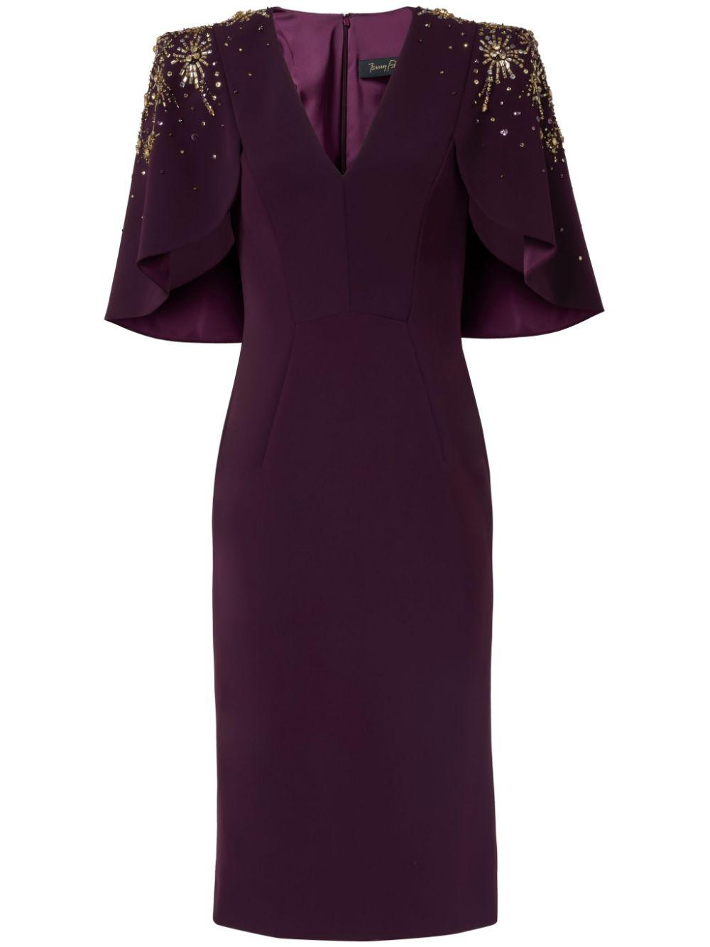 Jenny Packham レディース パープル Zeya スパンコールトリム Jenny Packham レディース パープル Zeya スパンコールトリム