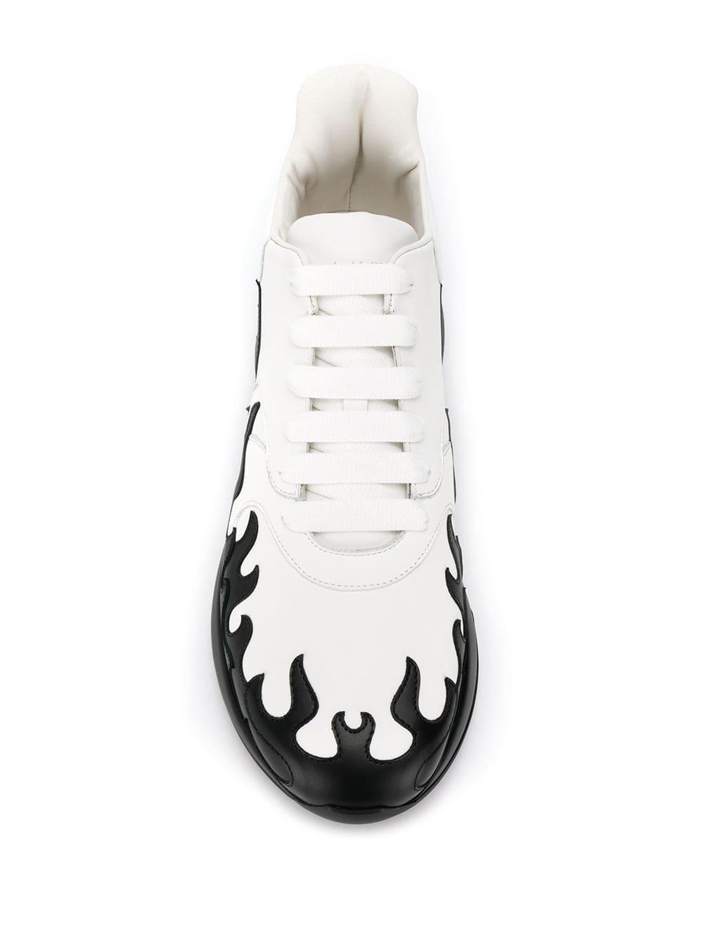 mcqueen flame sneakers