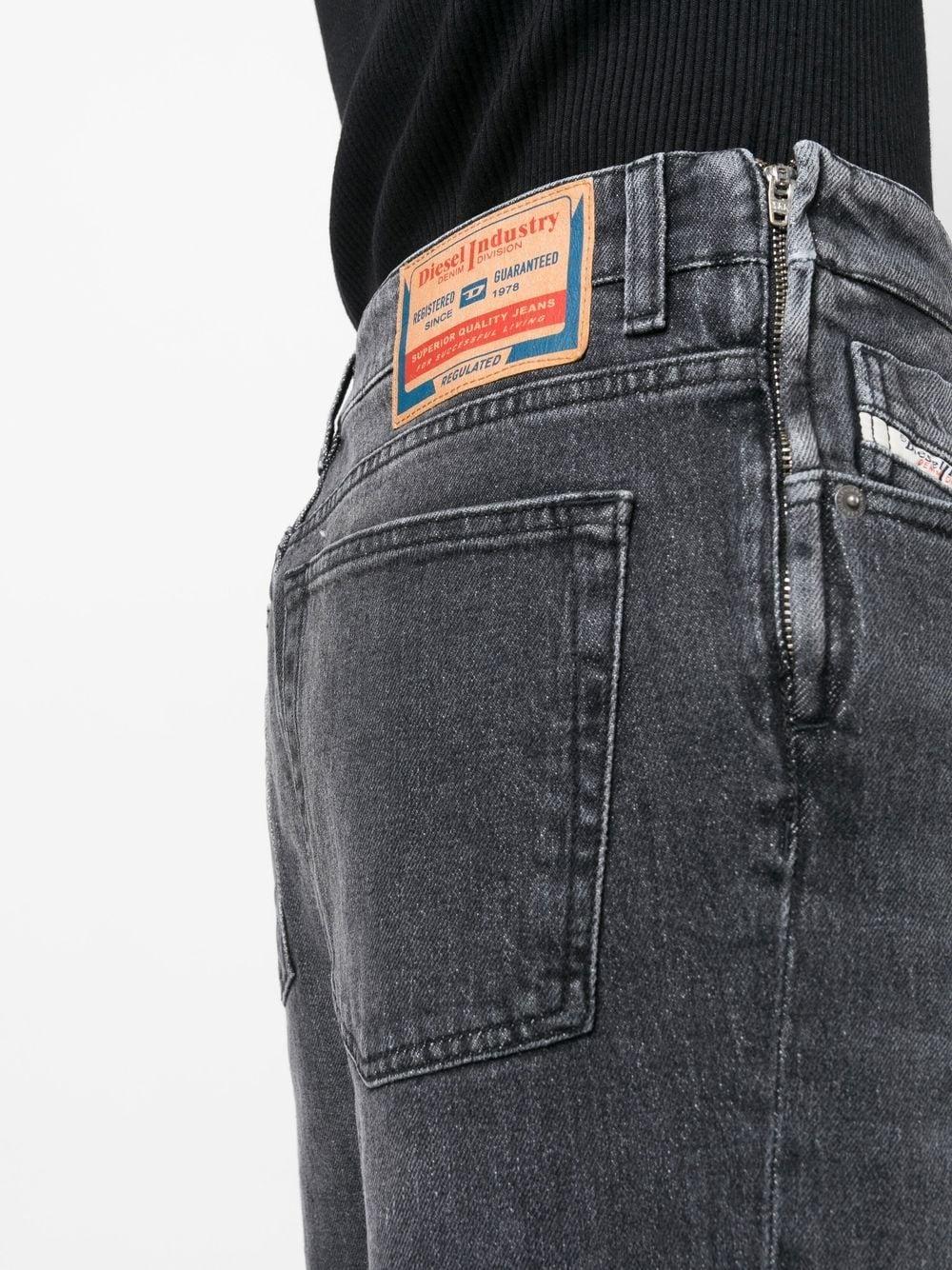 DIESEL Logo-buckle Slim-fit Jeans in Blue for Men | Lyst