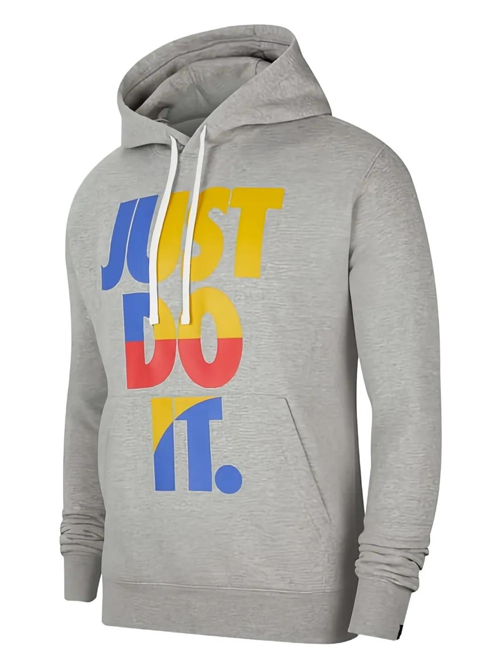 just do it fleece hoodie