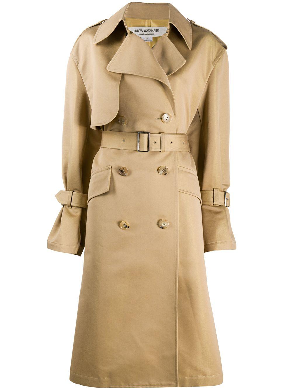 Junya Watanabe Cotton-blend Trench Coat in Beige (Natural) - Lyst
