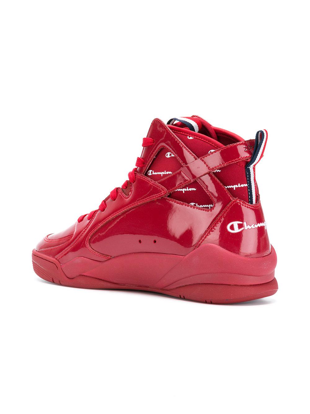 Champion Leather Lace-up Hi-top 