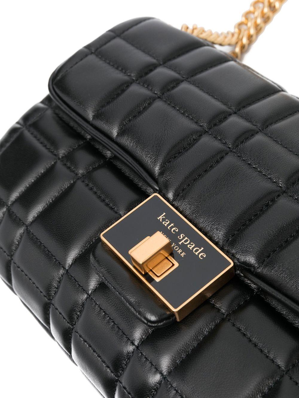 Kate Spade Chain-link Quilted Bag in Black | Lyst Australia