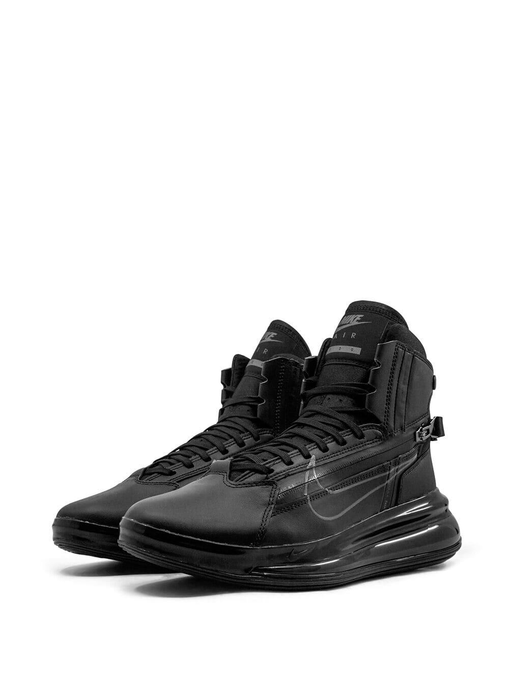 Nike Leather Air Max 720 Saturn Black Dark Grey for Men | Lyst