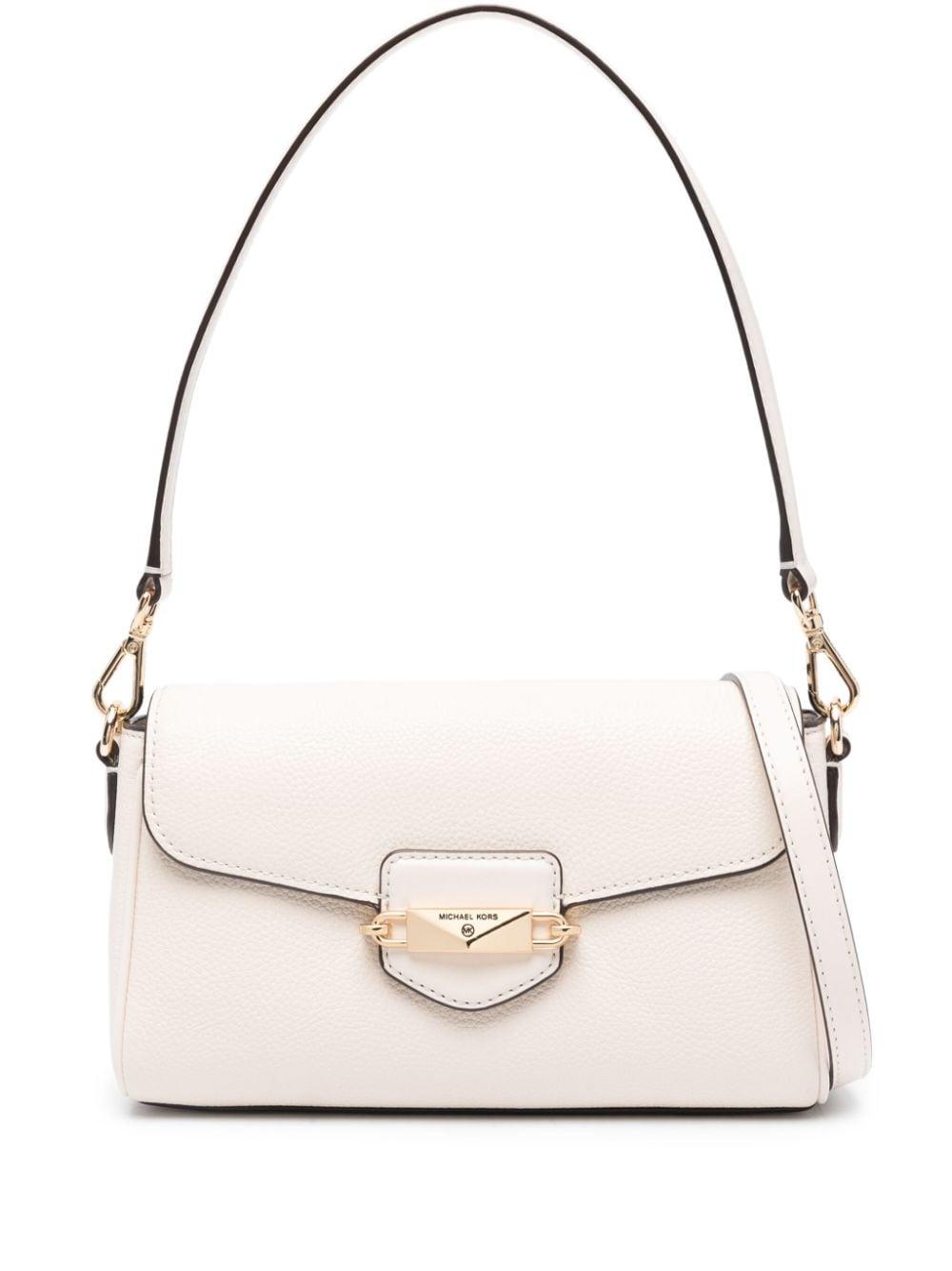 Michael Kors Small Jet Set Charm Logo Shoulder Bag - Neutrals