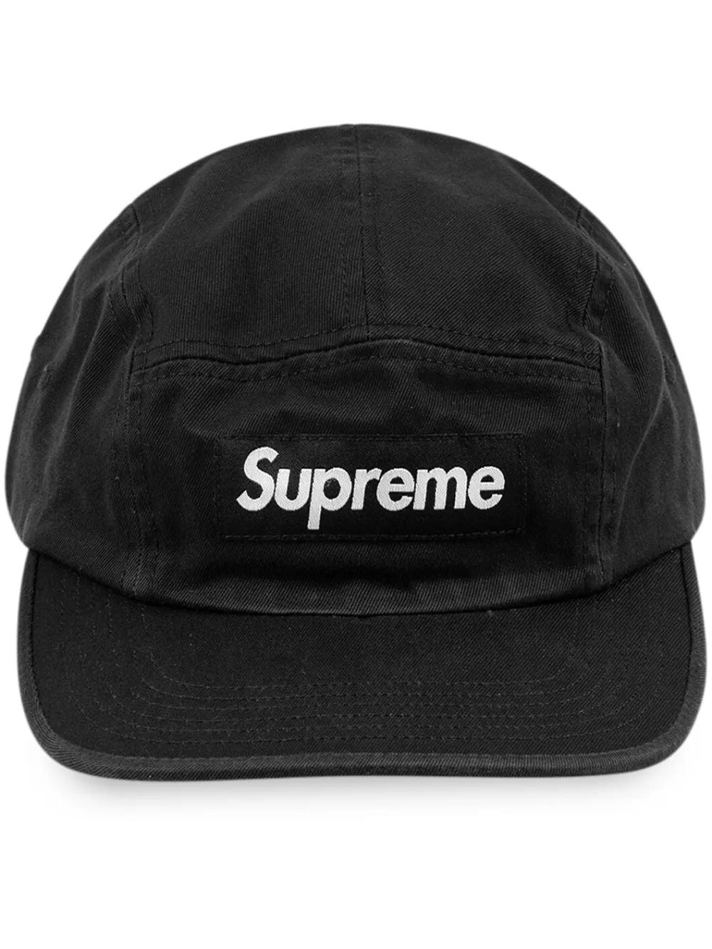 Supreme Camp Ii Washed Chino Twill Cap in Black for Men | Lyst UK