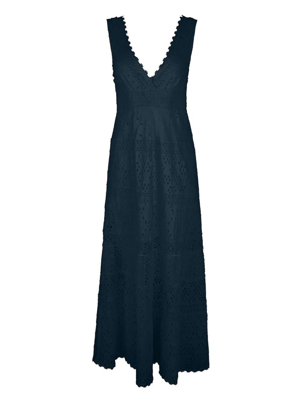 Temptation Positano Paglia Long Dress in Blue Lyst UK