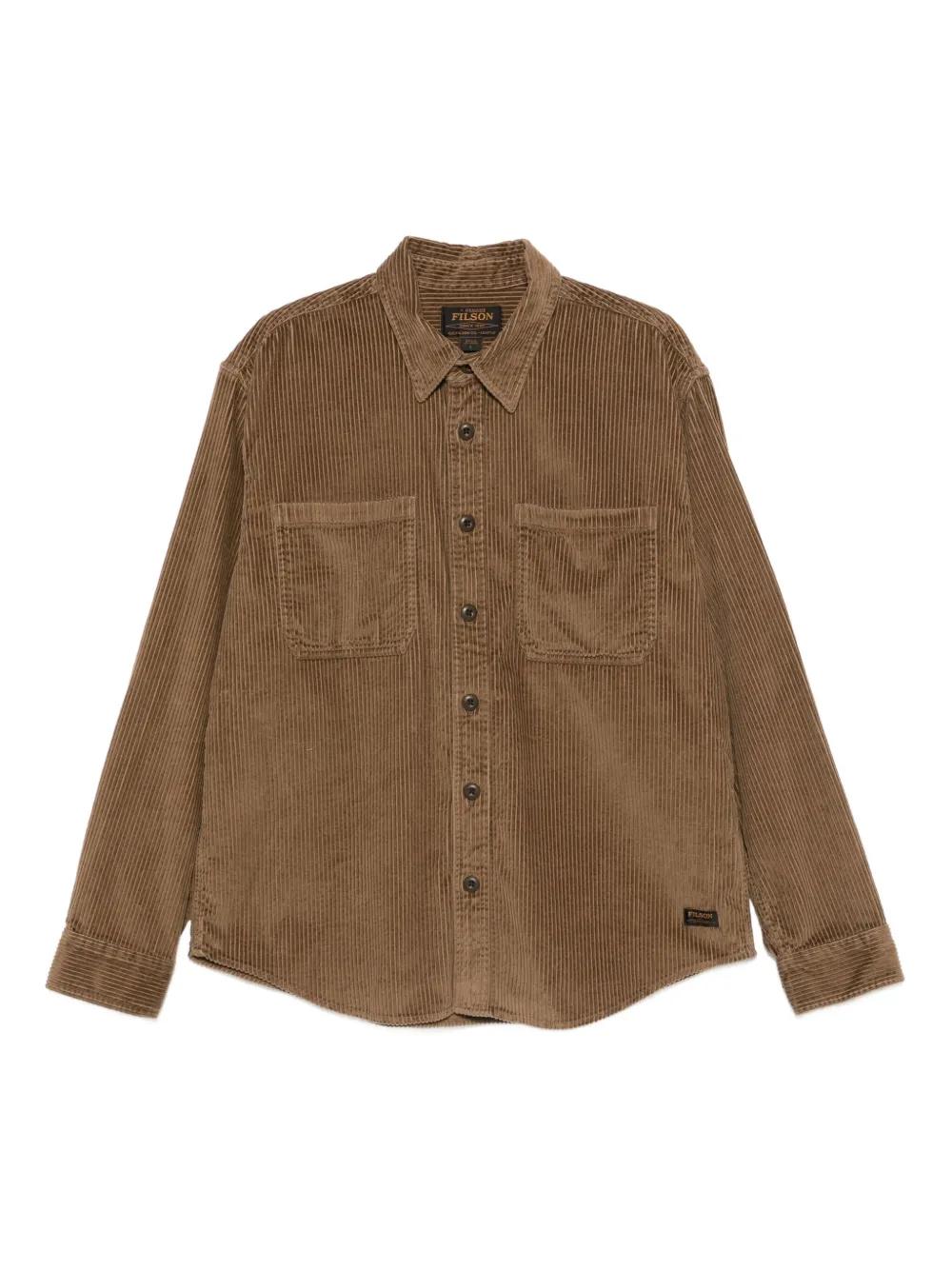 Chemise Vintage Filson Homme - Taille L - Vert - Coton épais (twill) - Boutonnée, Poches à Rabat - Très Bon état
